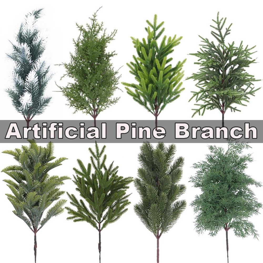 Christmas Tree Artificial - فرع الصنوبر الاصطناعي الأخضر شجرة عيد