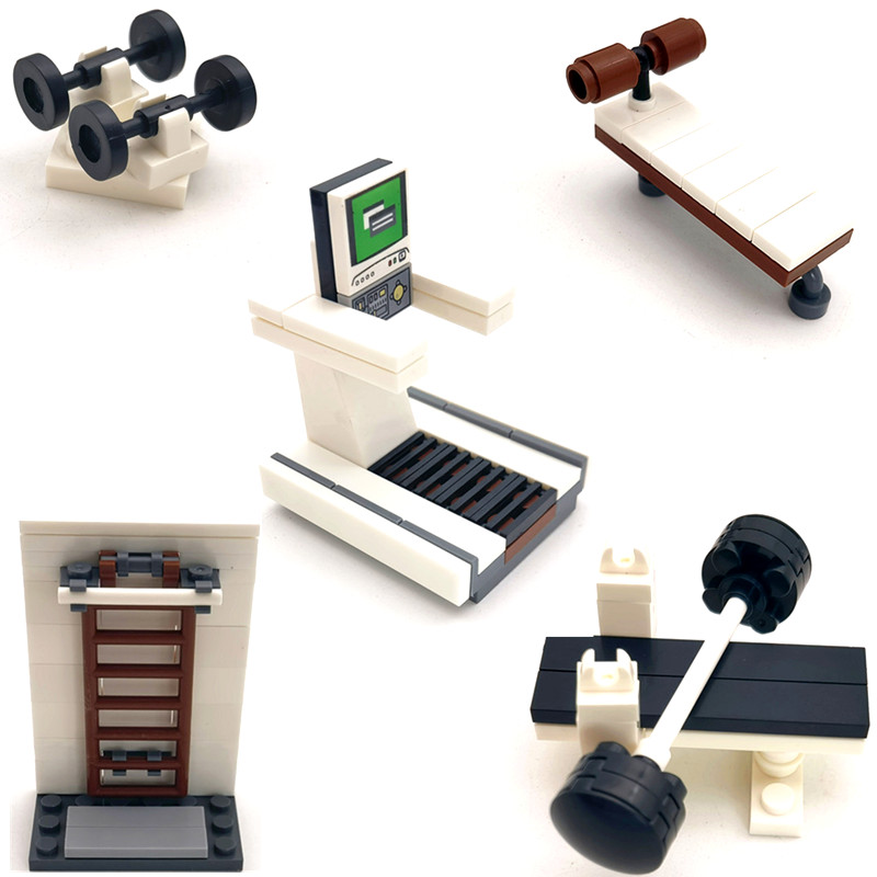 Lego Set City - MOC الأثاث قوالب بناء كتل أجزاء
