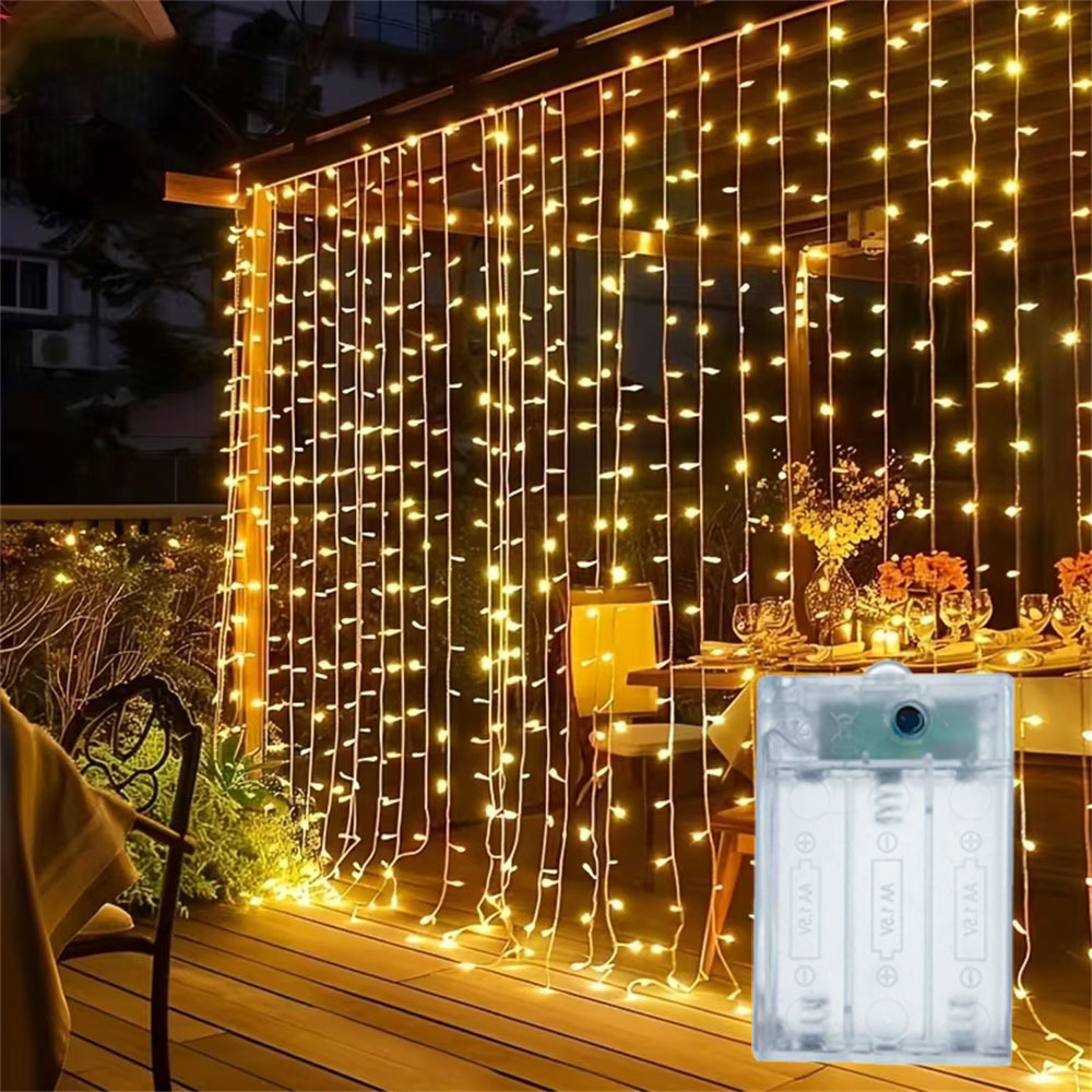 أضواء سلسلة LED للستائر بطول 3 - مراجعة Led Fairy String Lights وسعره