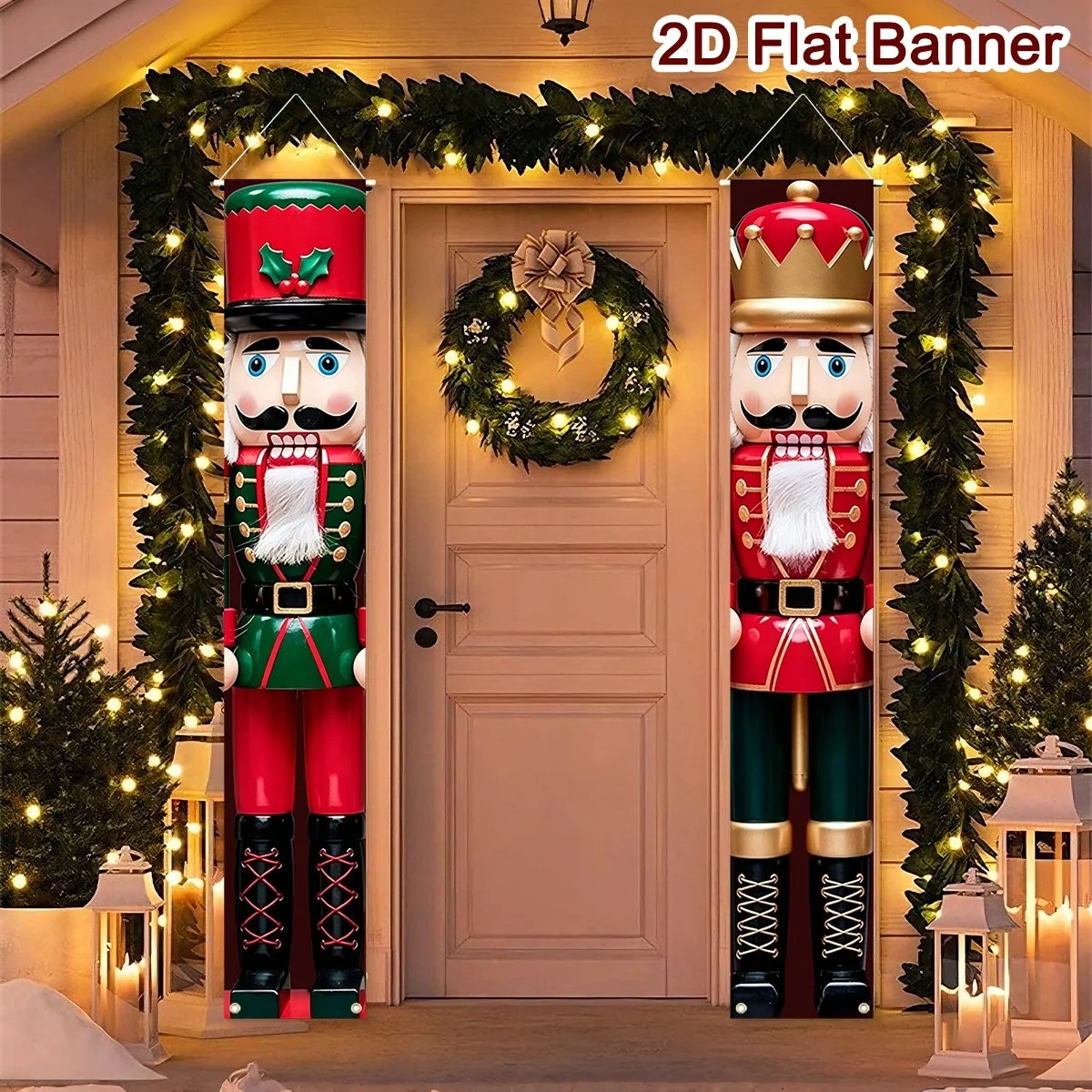مجموعة لافتات عيد الميلاد للشر - مراجعة Nutcracker Figurine وسعره
