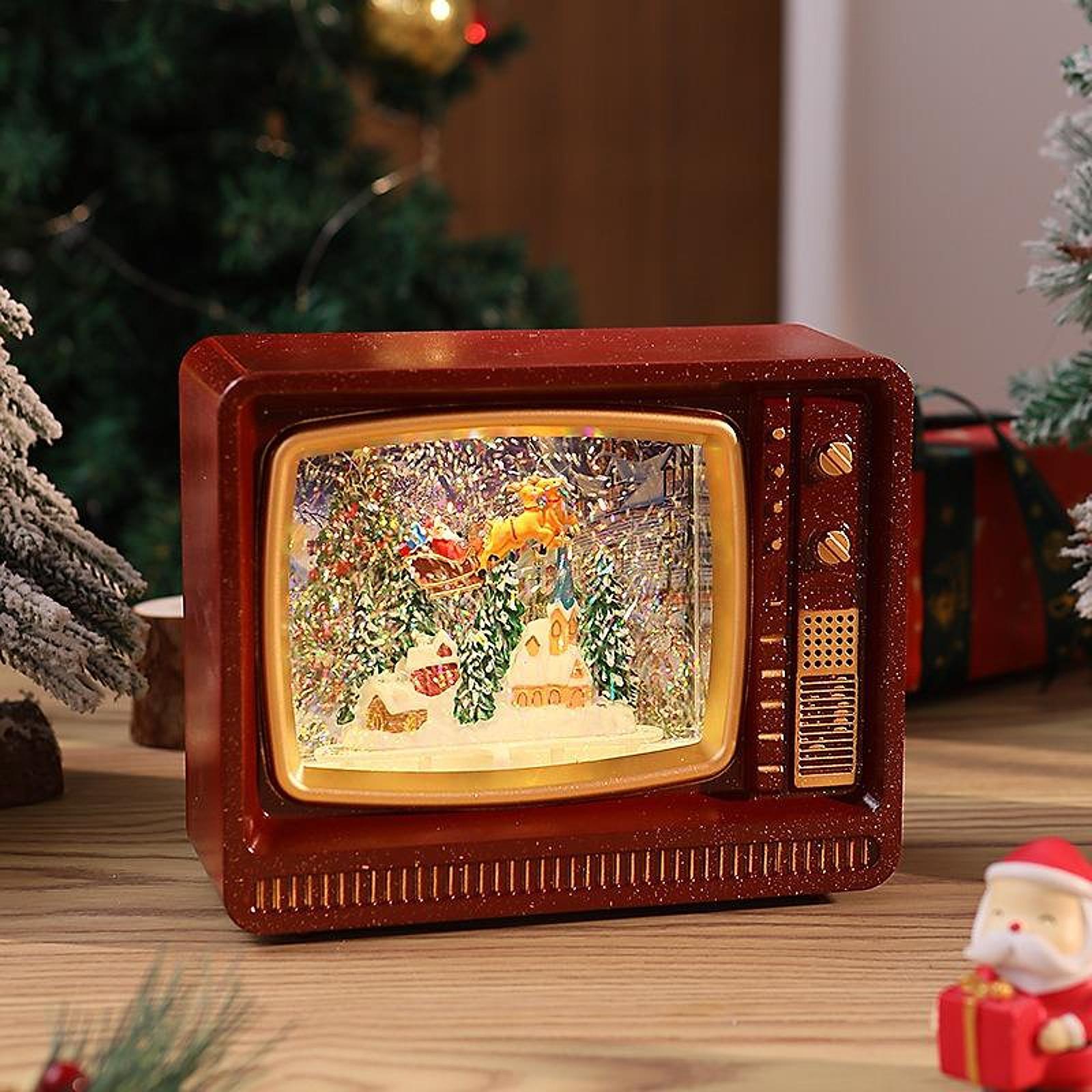 فانوس موسيقي على شكل تلفاز كزي - مراجعة Snow Globe Musical وسعره