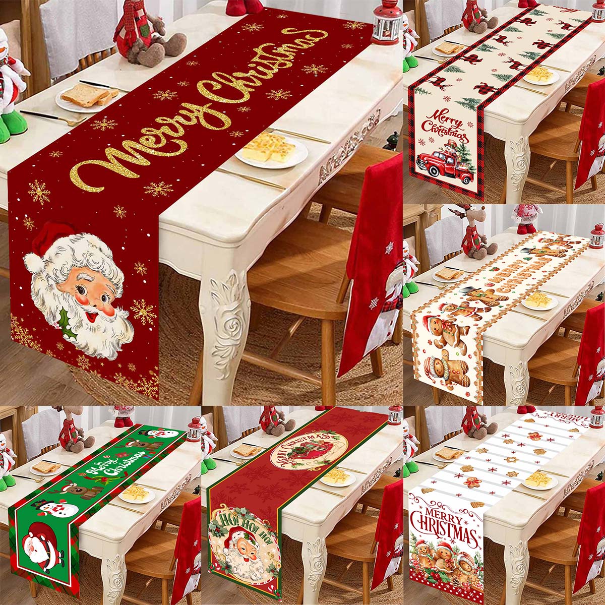 عيد الميلاد سانتا كلوز البوليس - مراجعة Christmas Table Runner وسعره