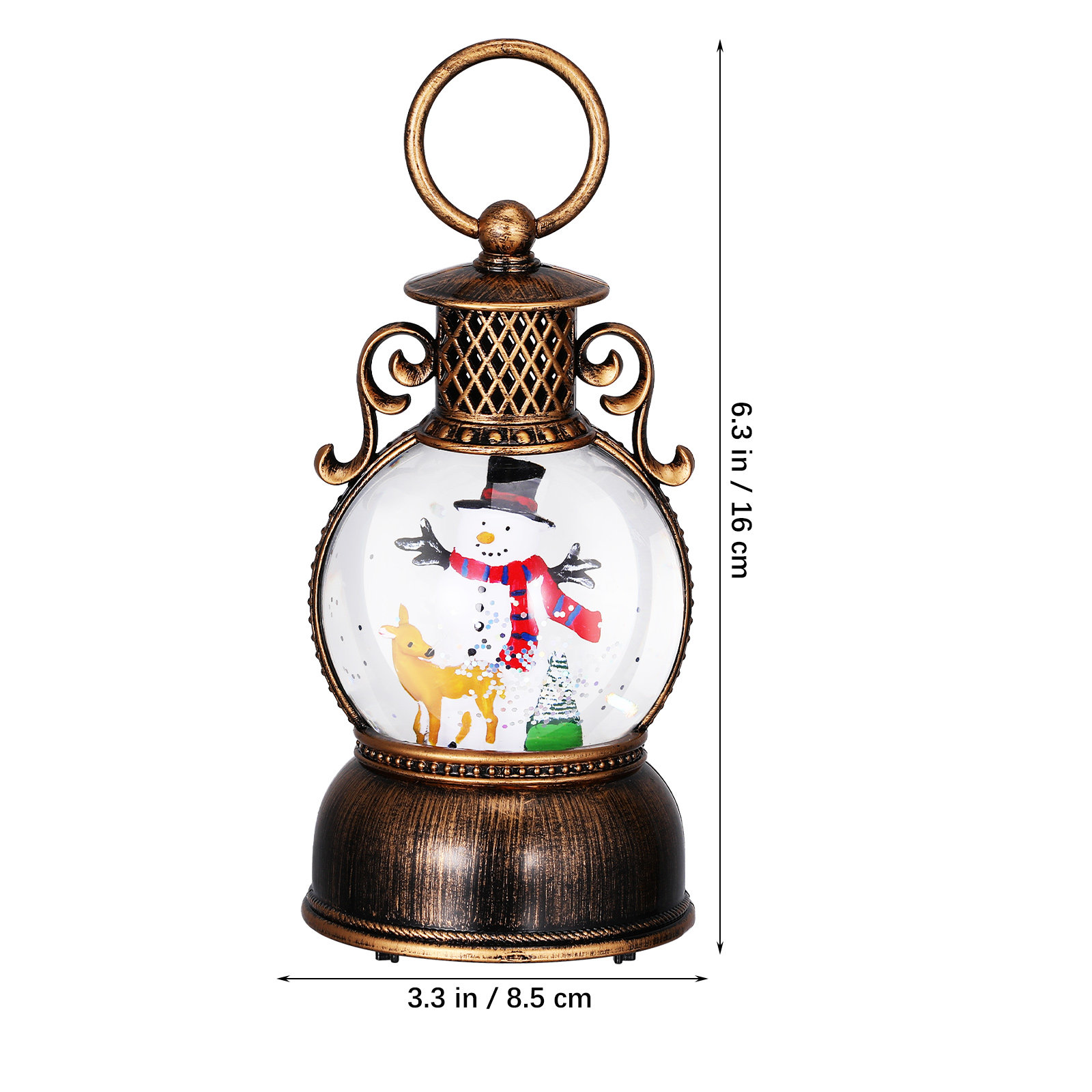 صندوق موسيقى عيد الميلاد مع كر - مراجعة Snow Globe Musical وسعره