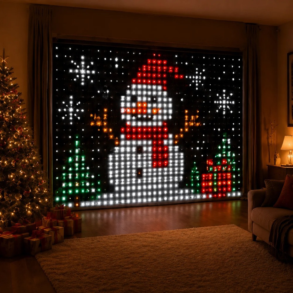 ستائر إضاءة LED بكسل مع تحكم ع - مراجعة Led Fairy String Lights وسعره
