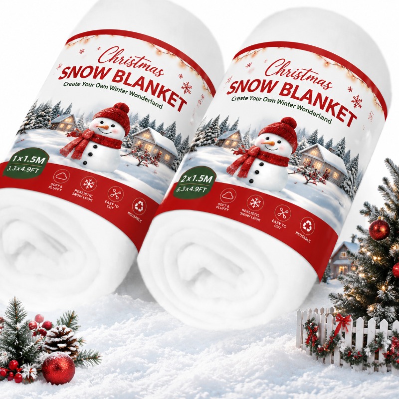 سجادة ثلج اصطناعي، بطانية ثلج  - مراجعة Christmas Throw Blanket وسعره