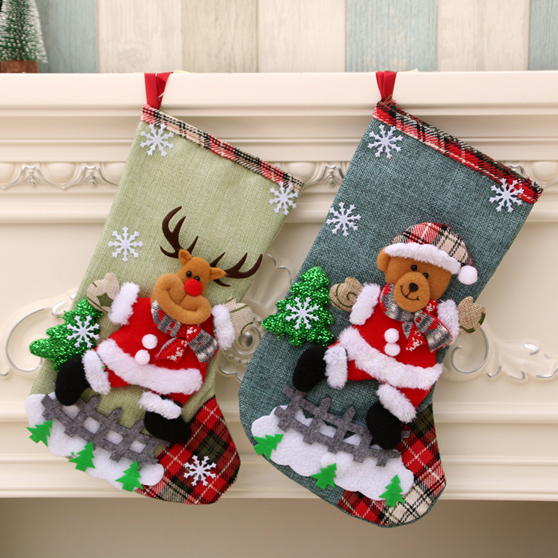 31 سنتيمتر جوارب عيد الميلاد ا - مراجعة Christmas Stocking Hanging وسعره