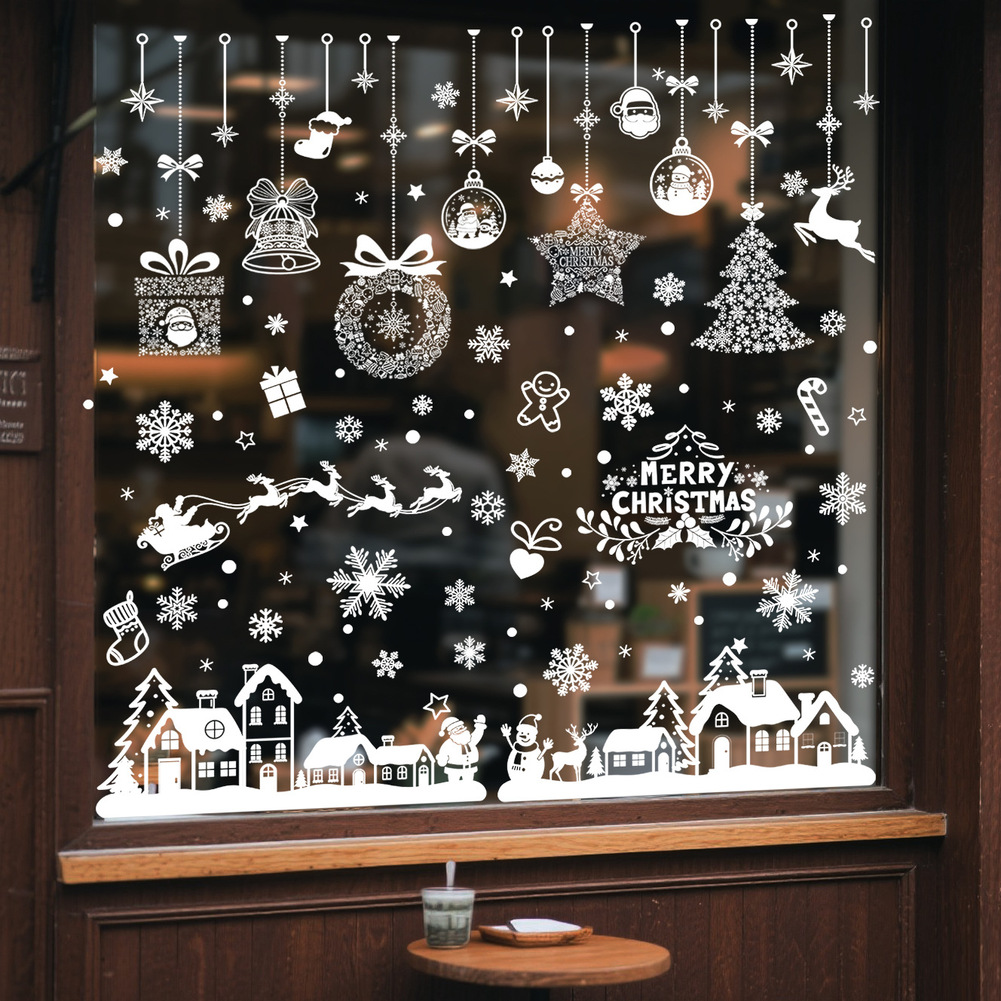 ملصقات زينة كبيرة لعيد الميلاد - مراجعة Snowflake Window Decal وسعره