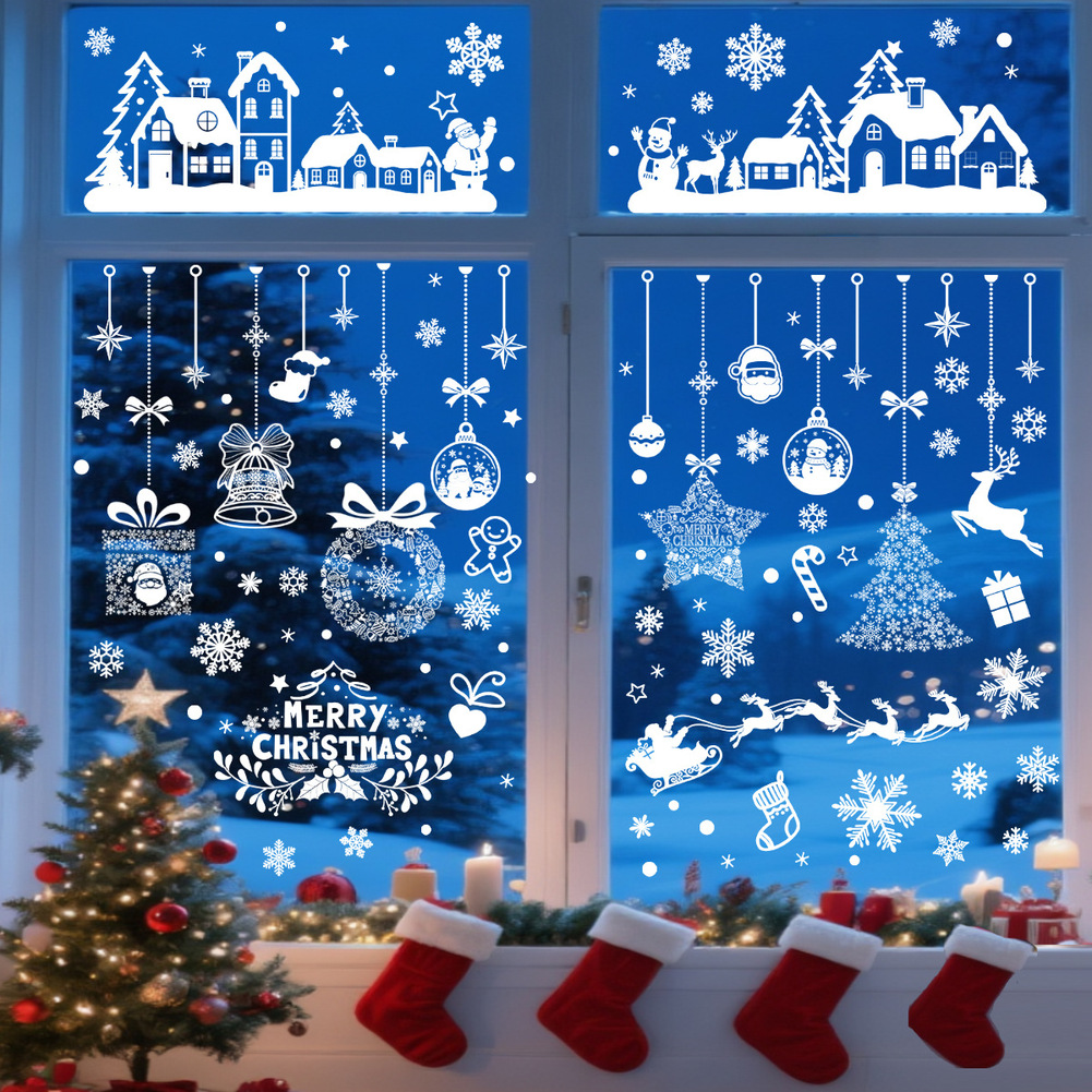 ملصقات زينة كبيرة لعيد الميلاد - مراجعة Snowflake Window Decal وسعره