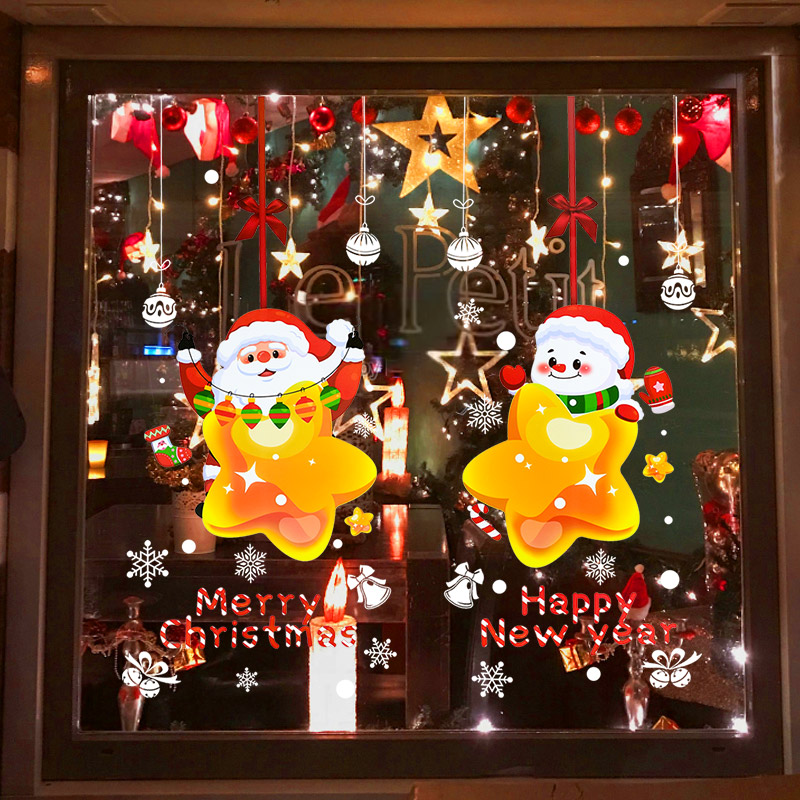 ملصقات نوافذ بتصميم سانتا كلوز - مراجعة Snowflake Window Decal وسعره