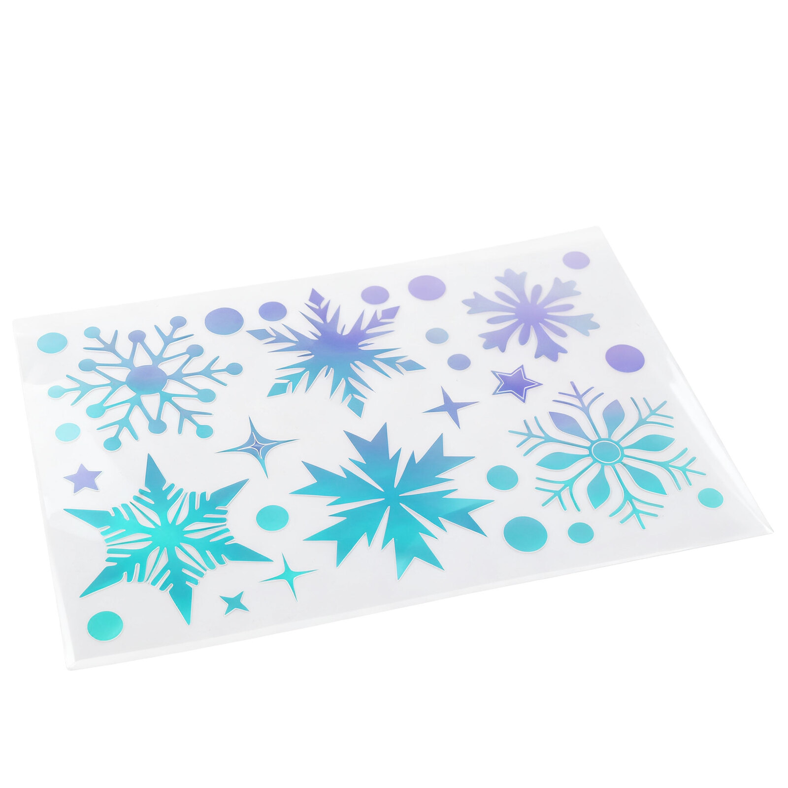 3 أوراق ملصقات نوافذ عيد الميل - مراجعة Snowflake Window Decal وسعره