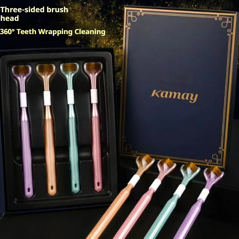 مجموعة من 4 فراشي أسنان في علب - مراجعة Gift Box Wrap Set وسعره