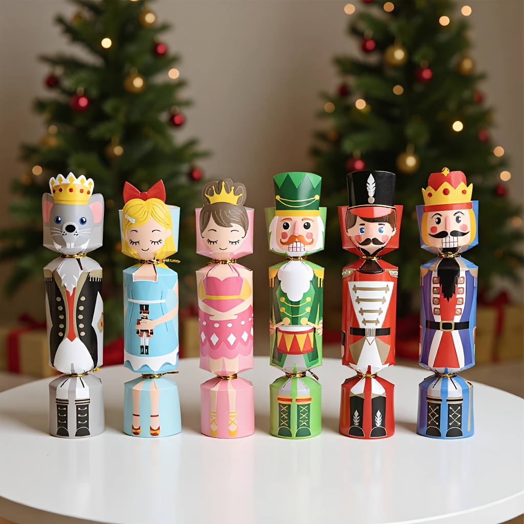 24 قطعة من صناديق حلوى عيد الم - مراجعة Nutcracker Figurine وسعره